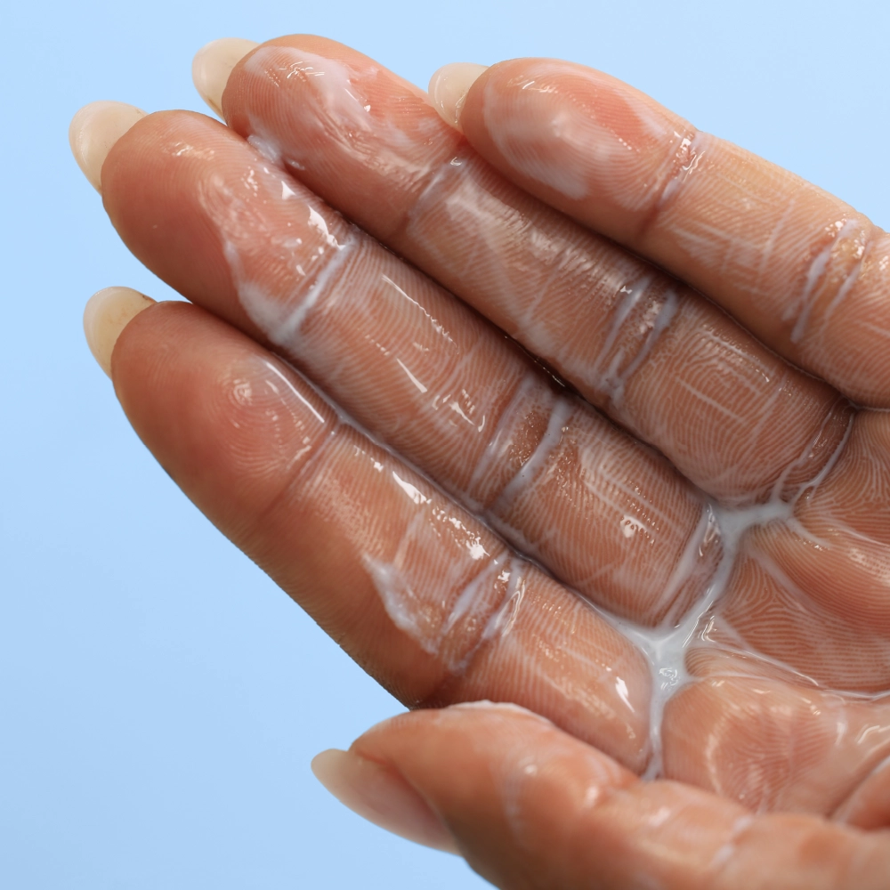 Emulsified with water