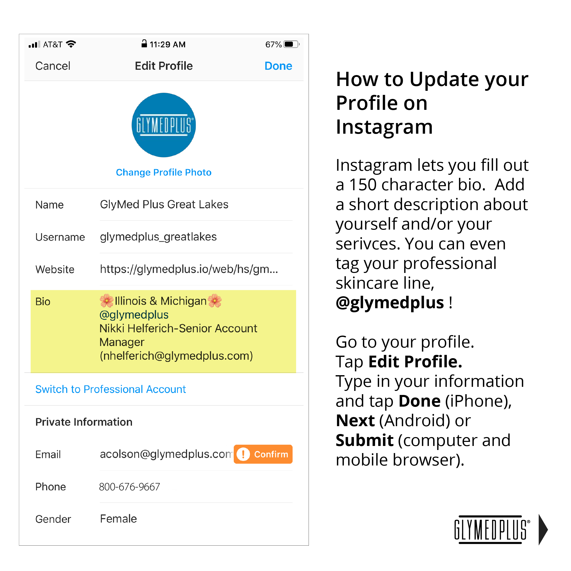 How to Update your Profile on Instagram